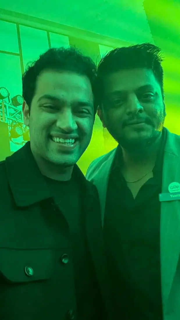 Yuvraj with Raj Shamani at Proficorn 2025